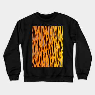 ORANGE Tiger Stripes Crewneck Sweatshirt